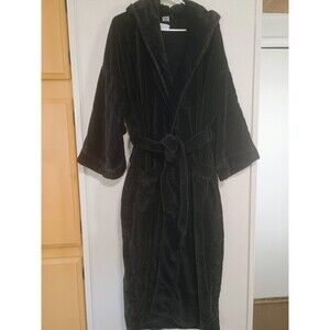 Vintage 1990s Christian Dior Robe de Chambre Velour Bath Leisure Lounge Robe